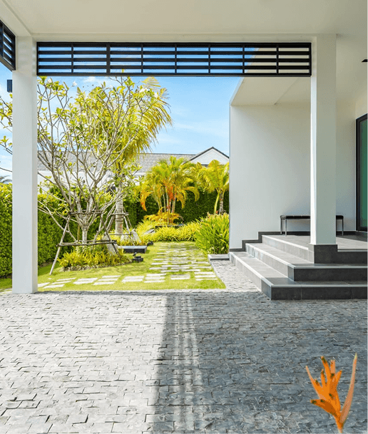 Interior living and dining space